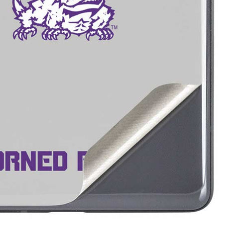 Texas Christian University Horned Frogs Logo Print Google Pixel 7a Skin